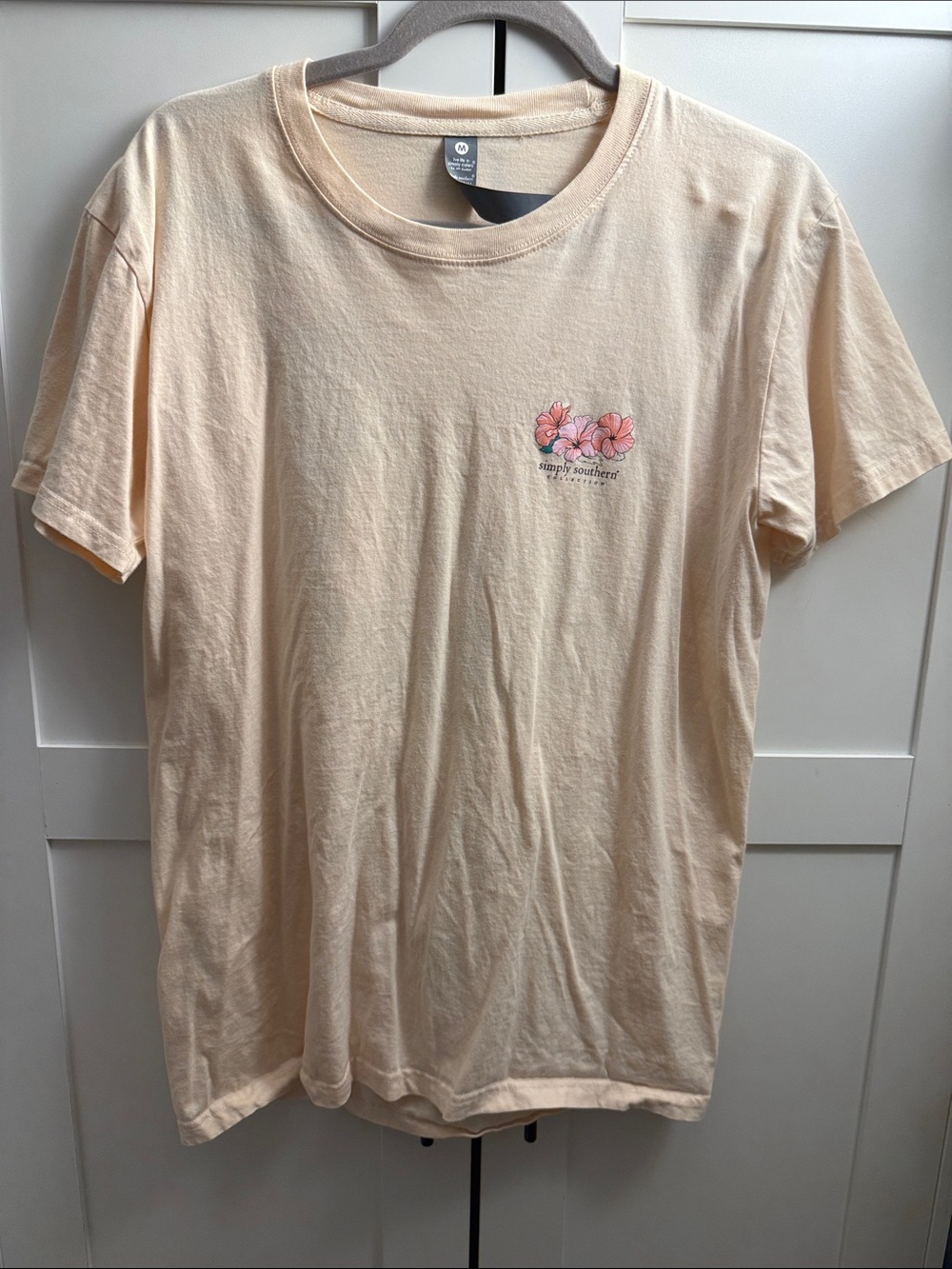 Simply Southern Peach Short-Sleeve Tee with Beach Jeep Graphic - Picture 2 of 2